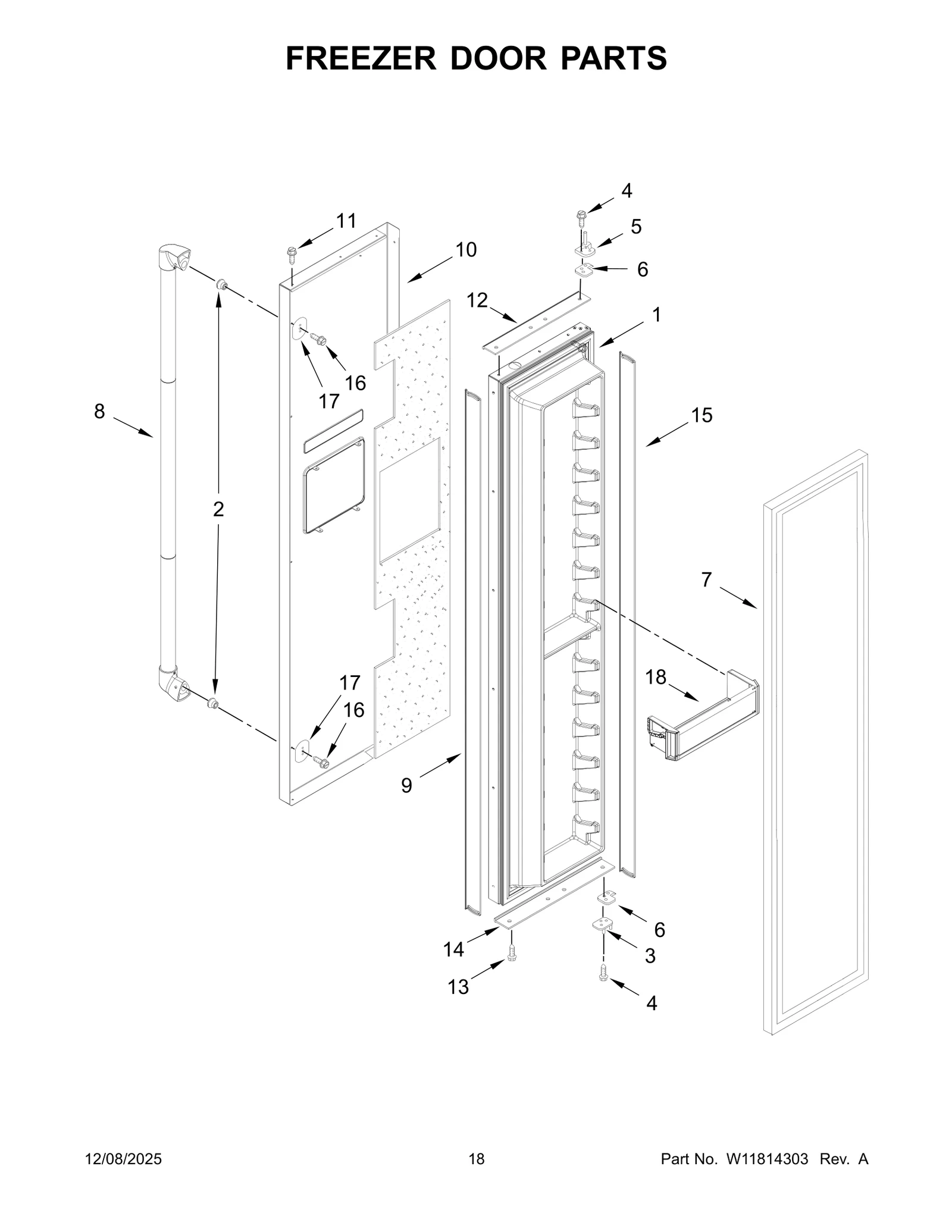 FREEZER DOOR PARTS