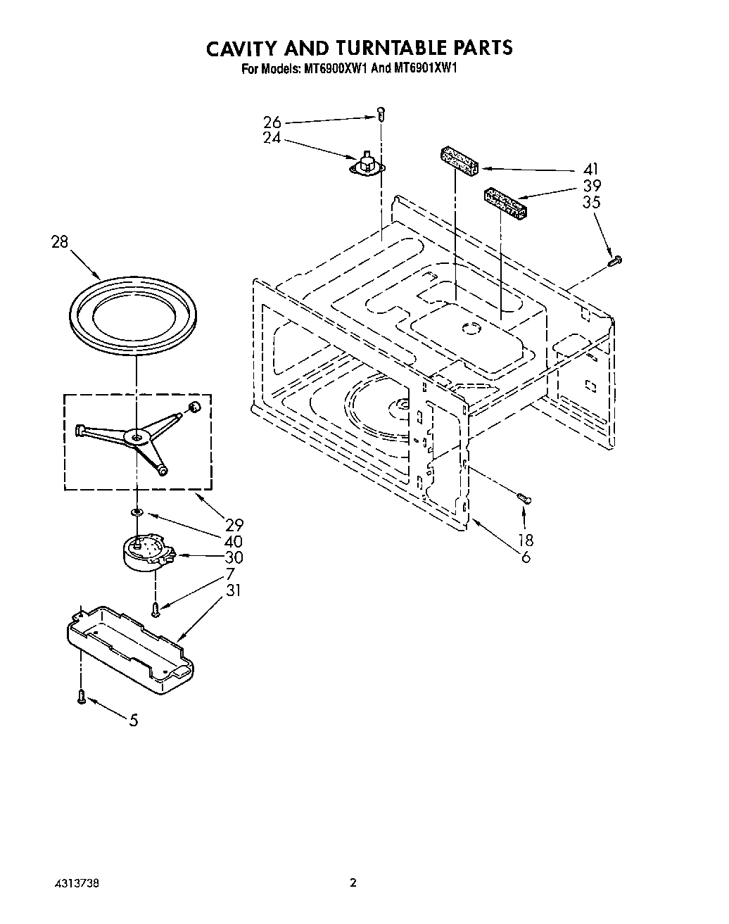 02 - CAVITY AND TURNTABLE, LIT/OPTIONAL