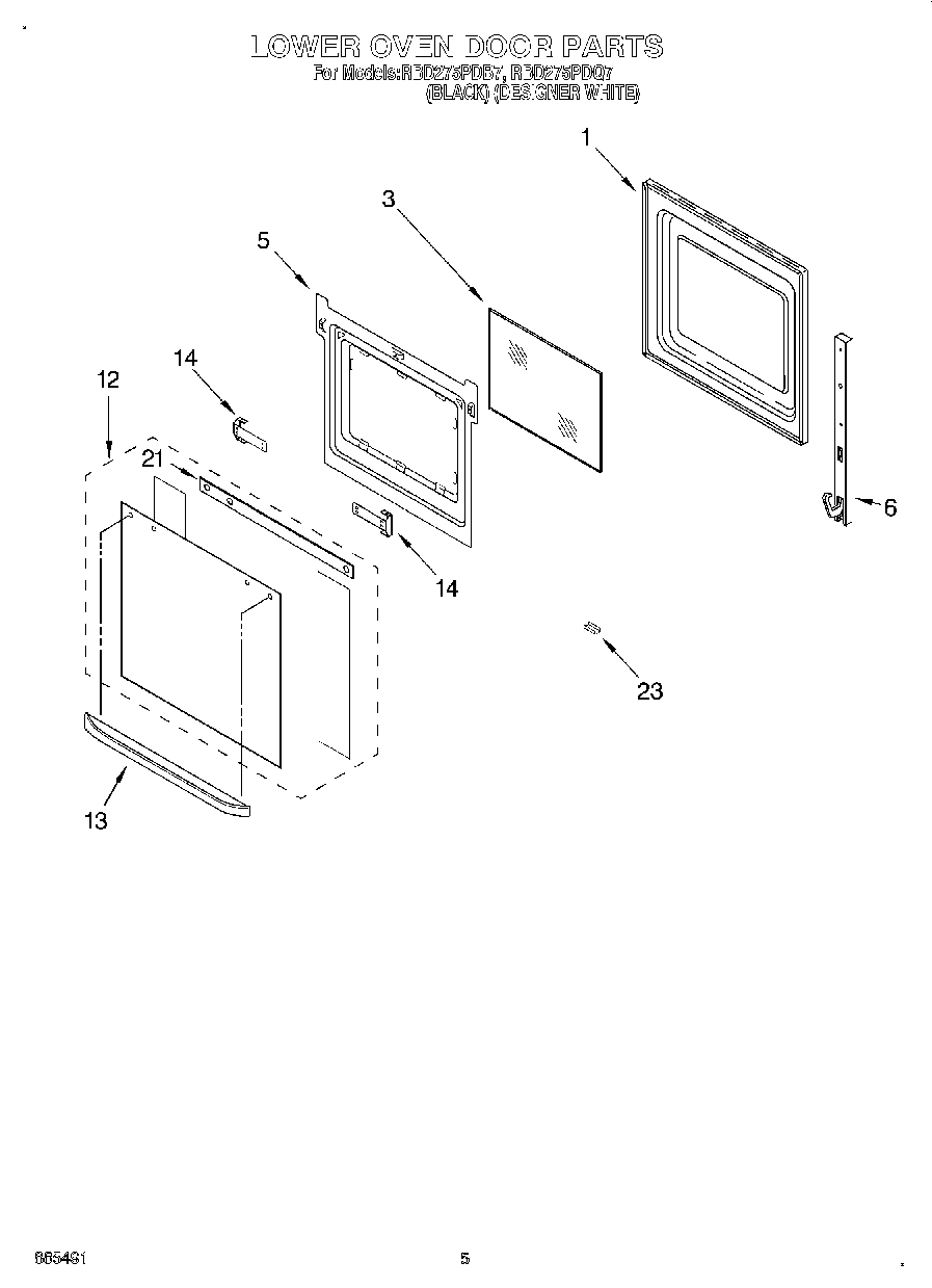 03 - LOWER OVEN DOOR