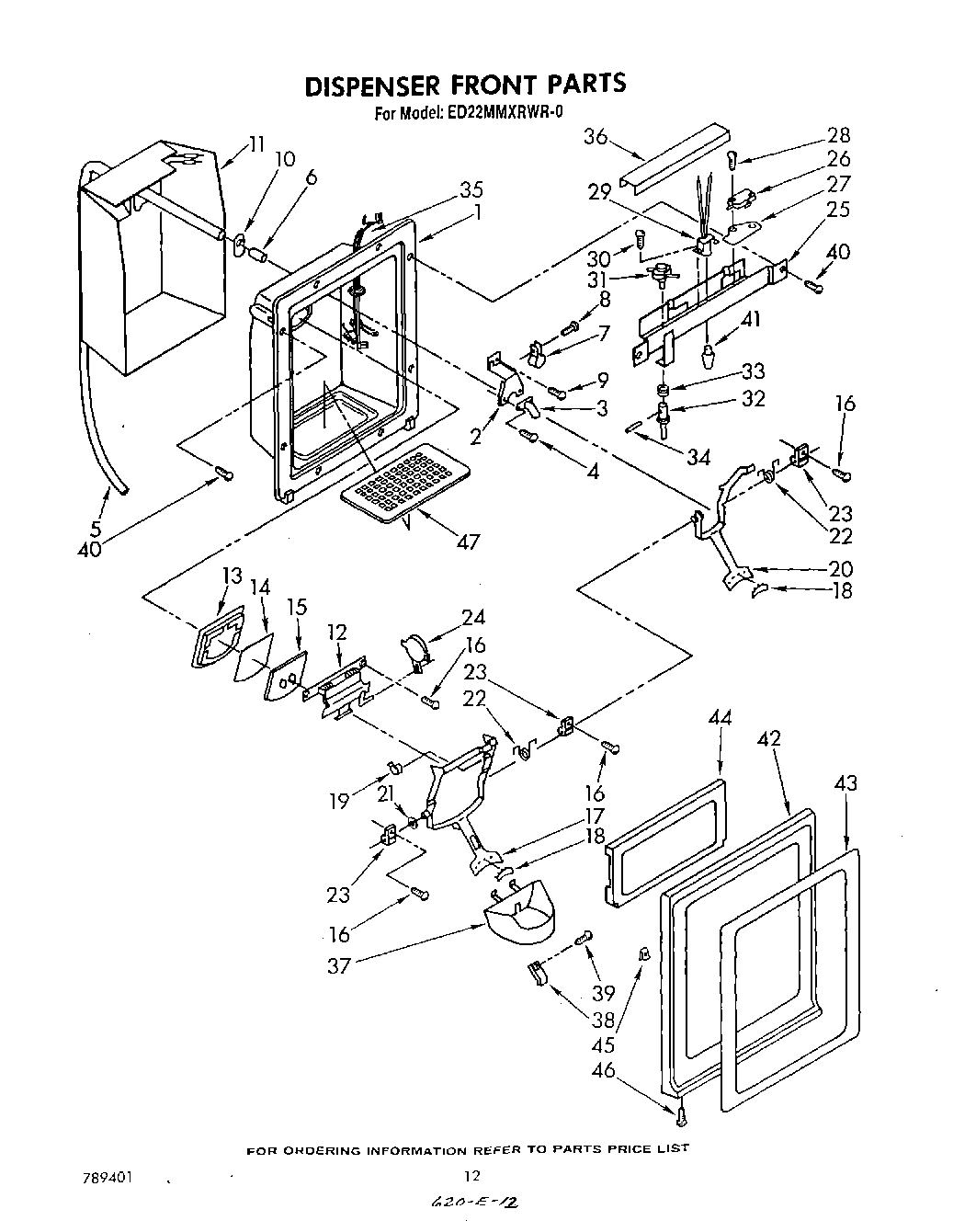 07 - DISPENSER FRONT