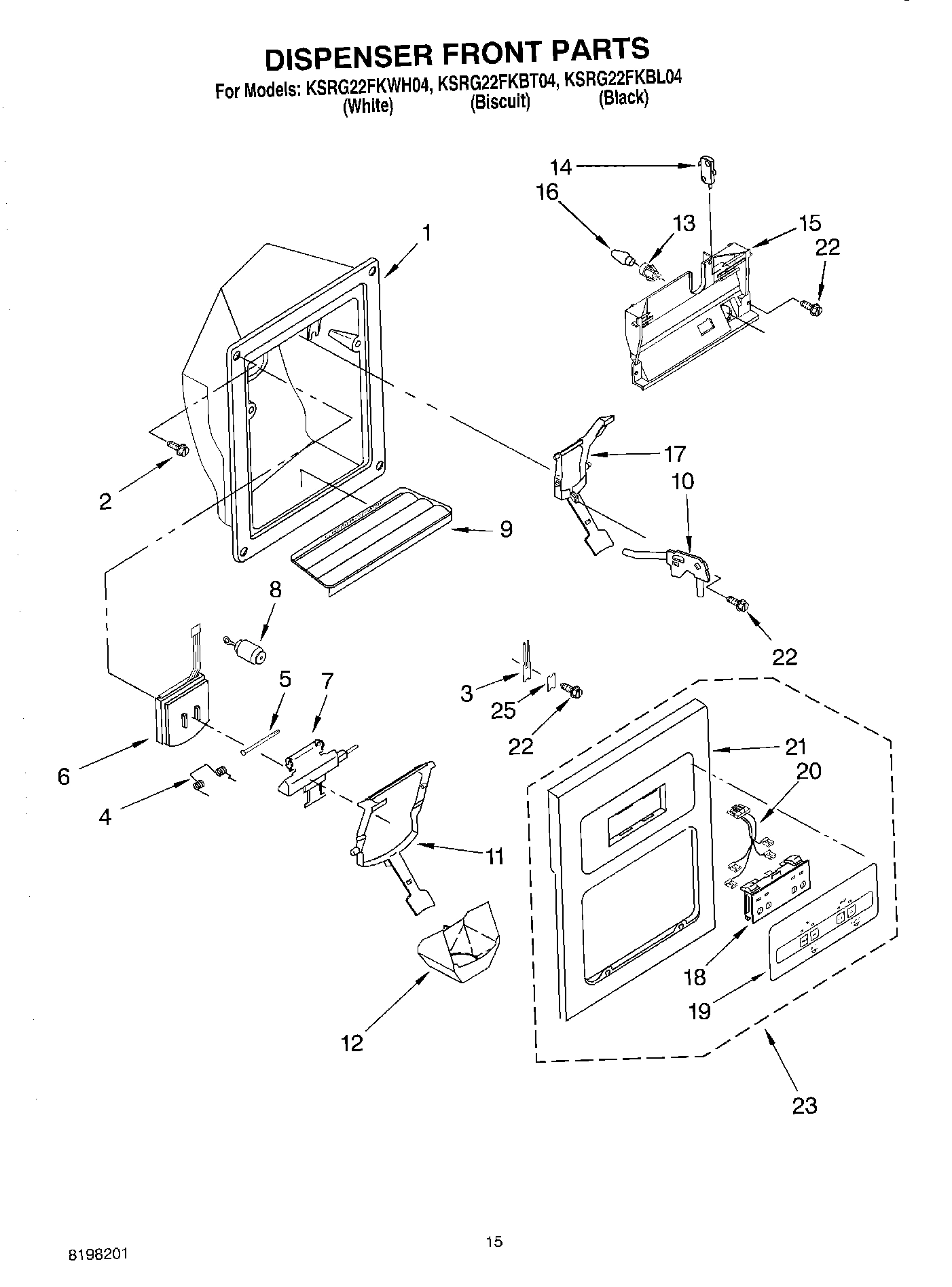 09 - DISPENSER FRONT