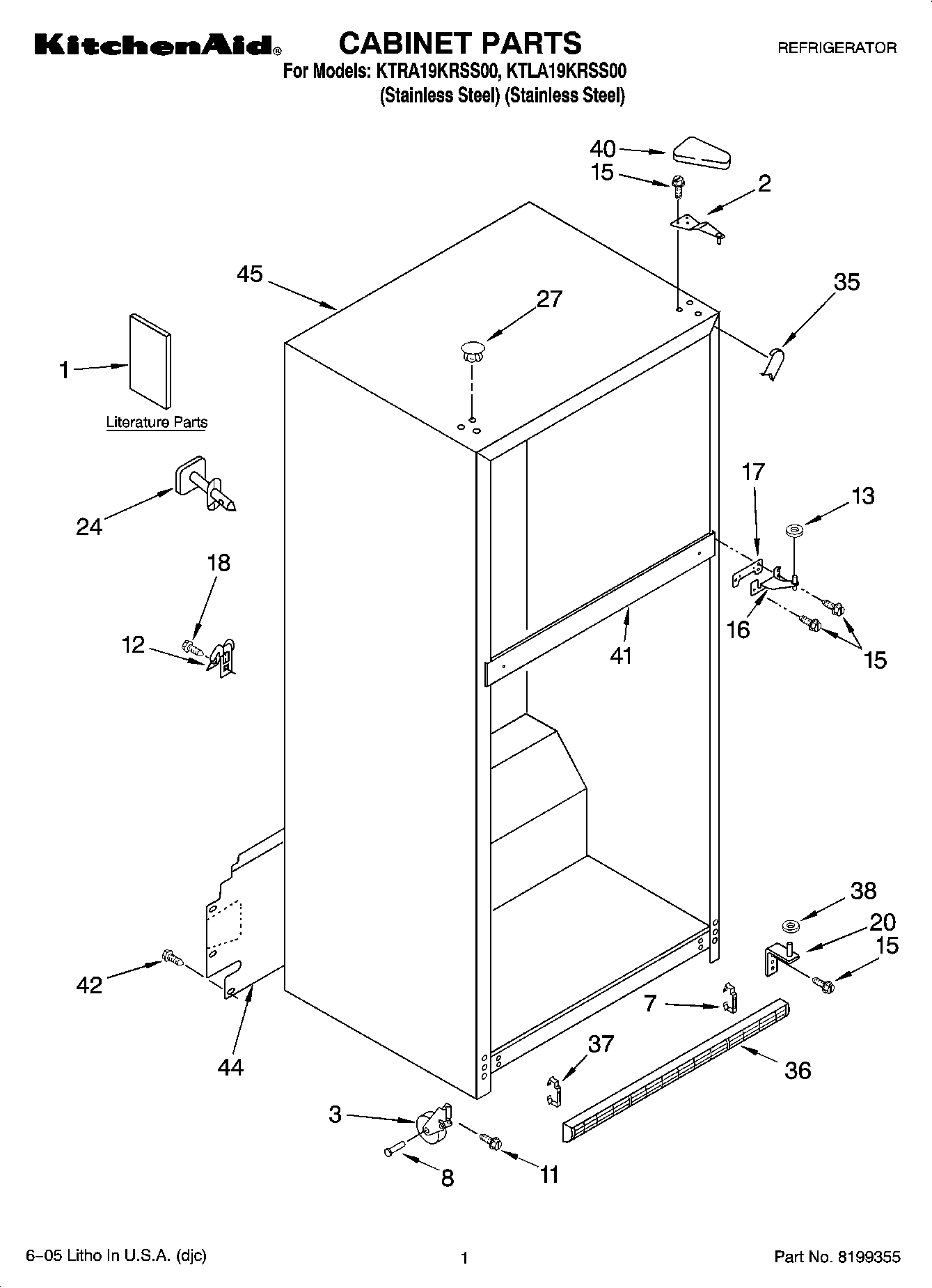 01 - CABINET PARTS