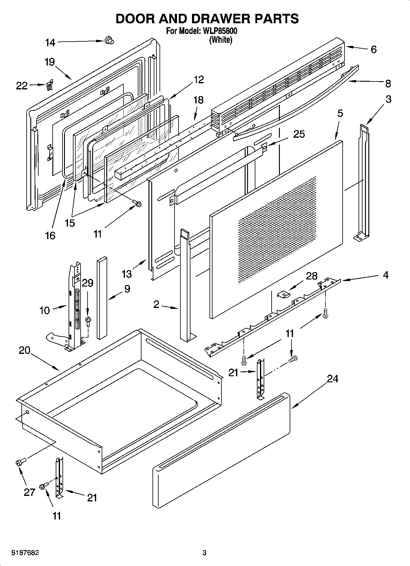03 - DOOR AND DRAWER PARTS