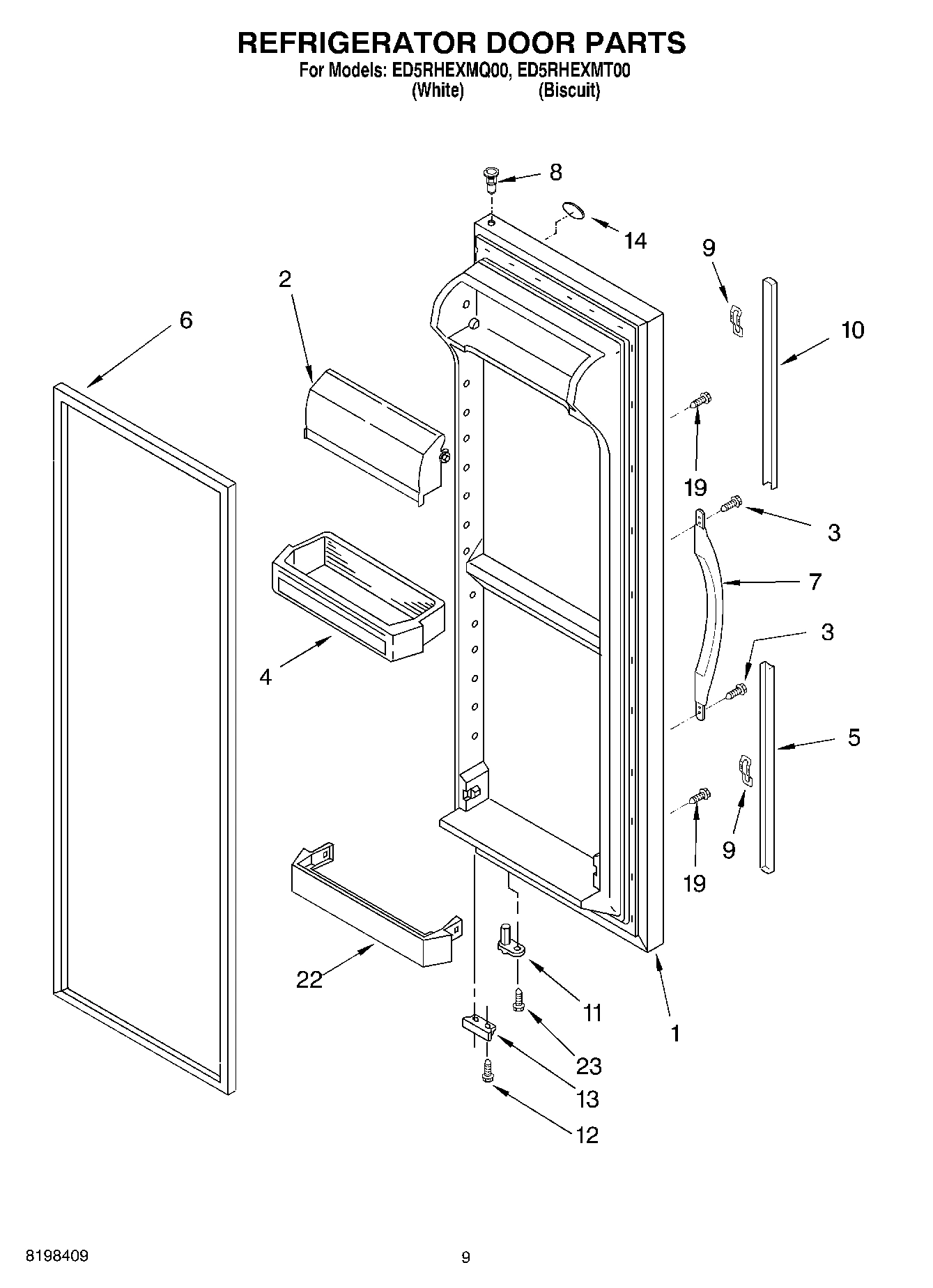 06 - REFRIGERATOR DOOR PARTS