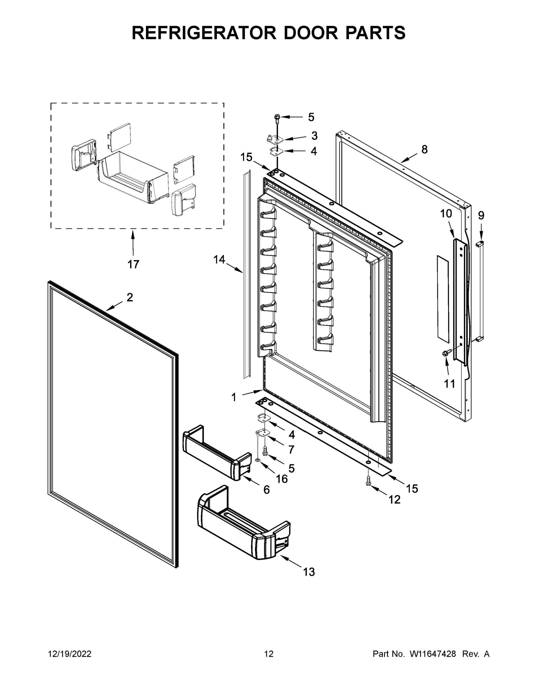 07 - REFRIGERATOR DOOR PARTS