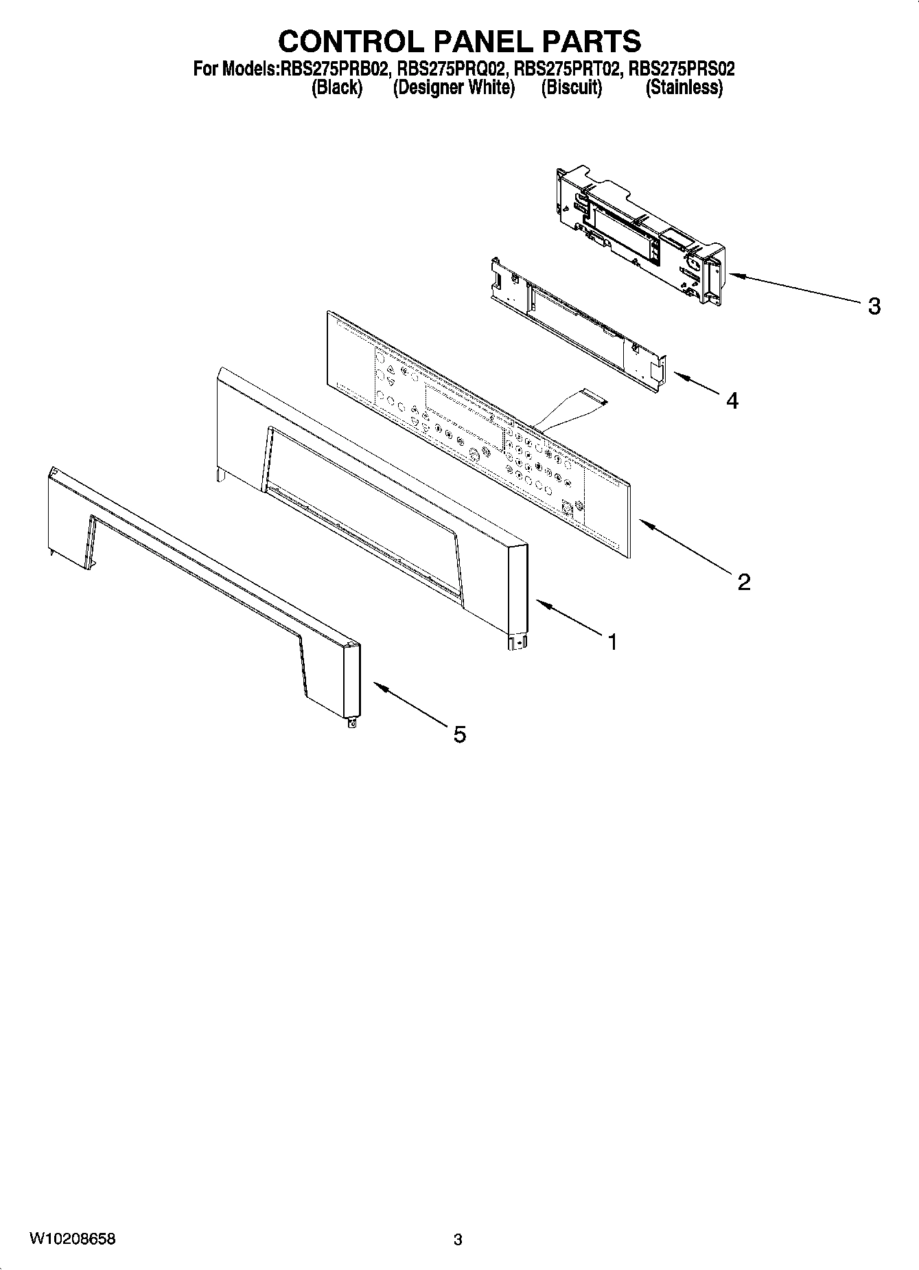 02 - CONTROL PANEL PARTS