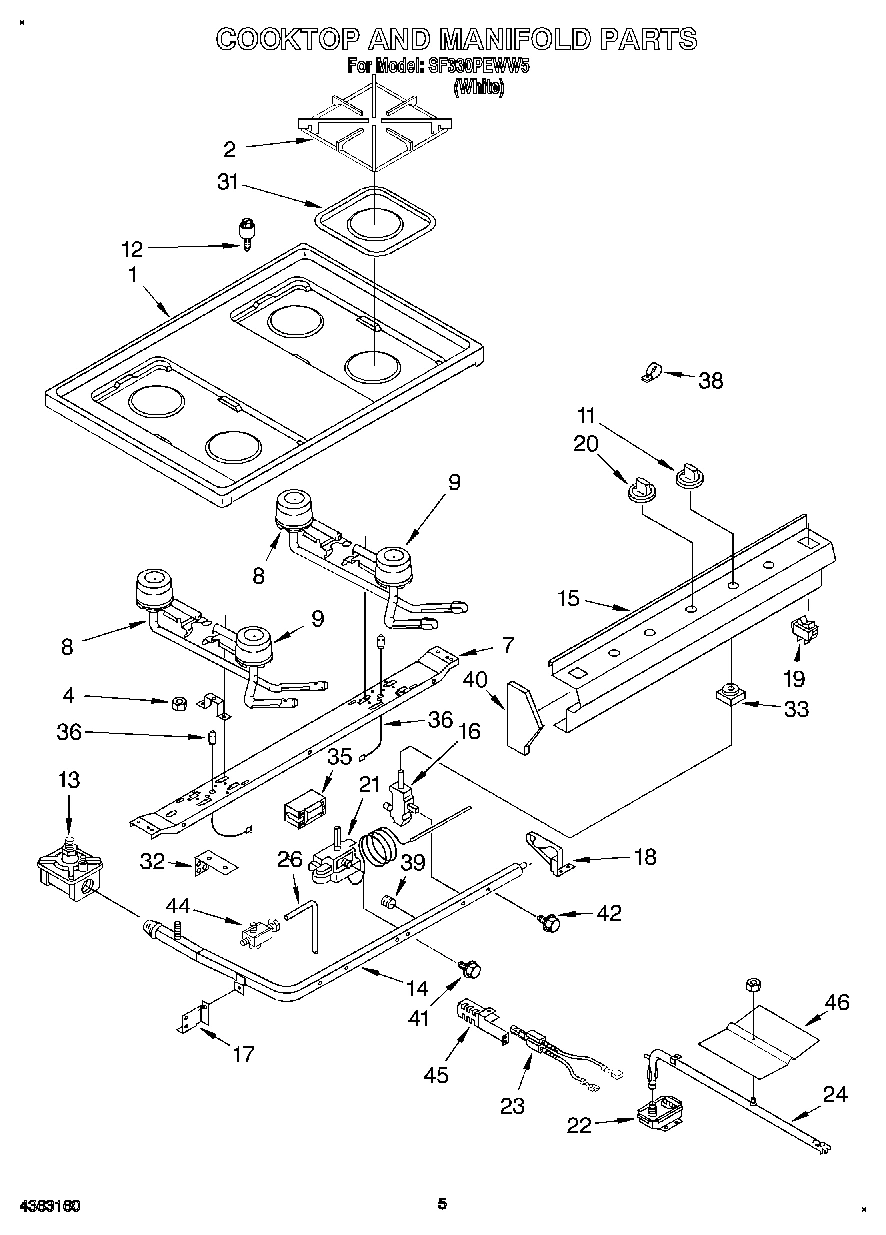 03 - COOKTOP AND MANIFOLD, LITERATURE