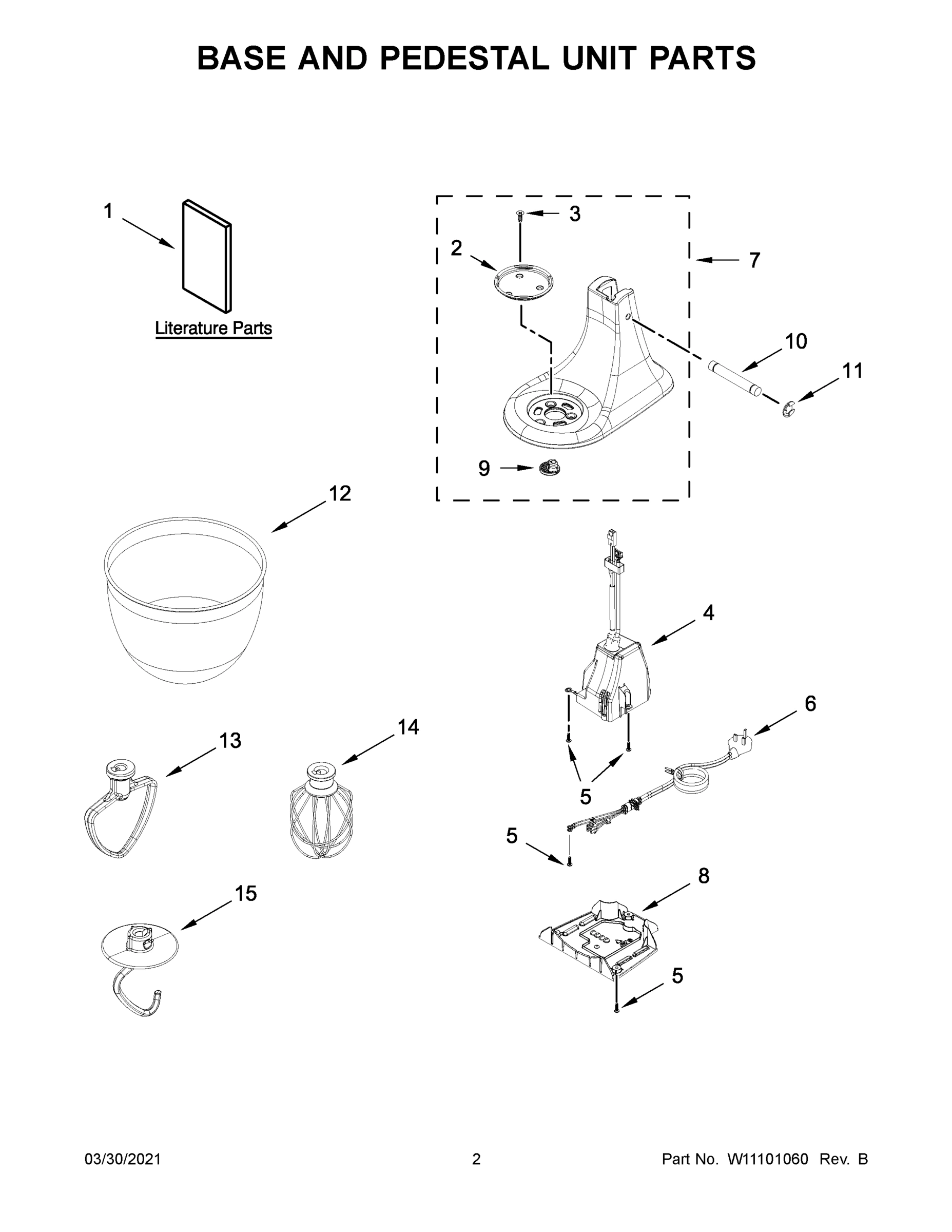 02 - BASE AND PEDESTAL UNIT PARTS