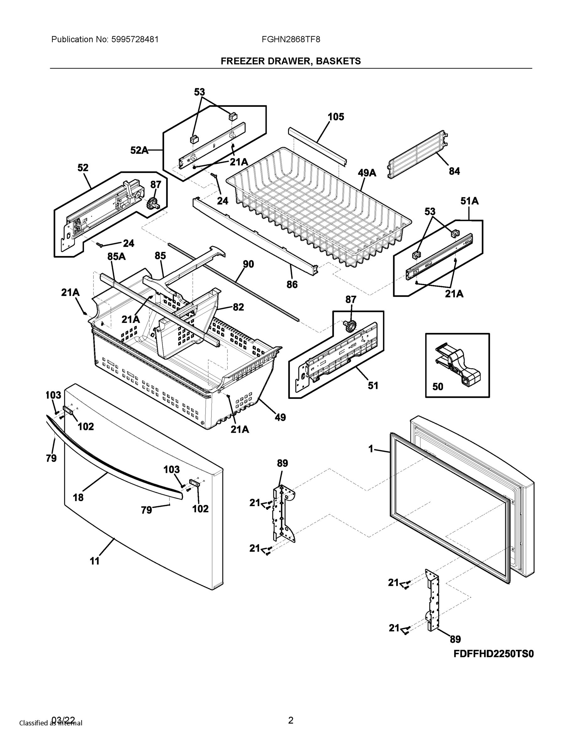 02 - FREEZER DRAWER, BASKETS