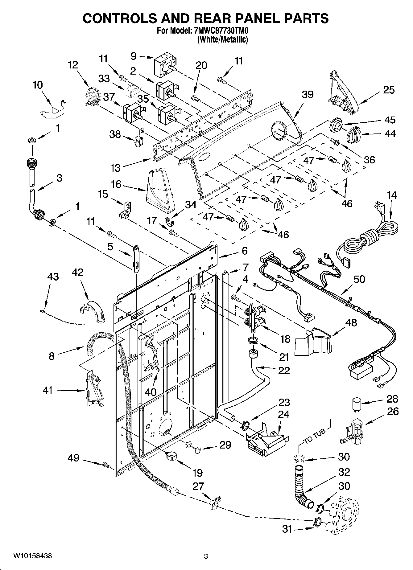 02 - CONTROLS AND REAR PANEL PARTS
