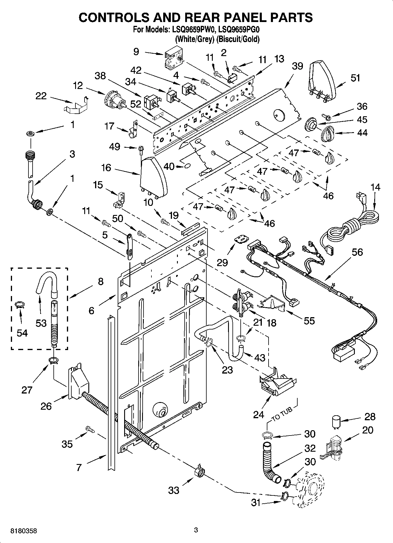 02 - CONTROLS AND REAR PANEL PARTS