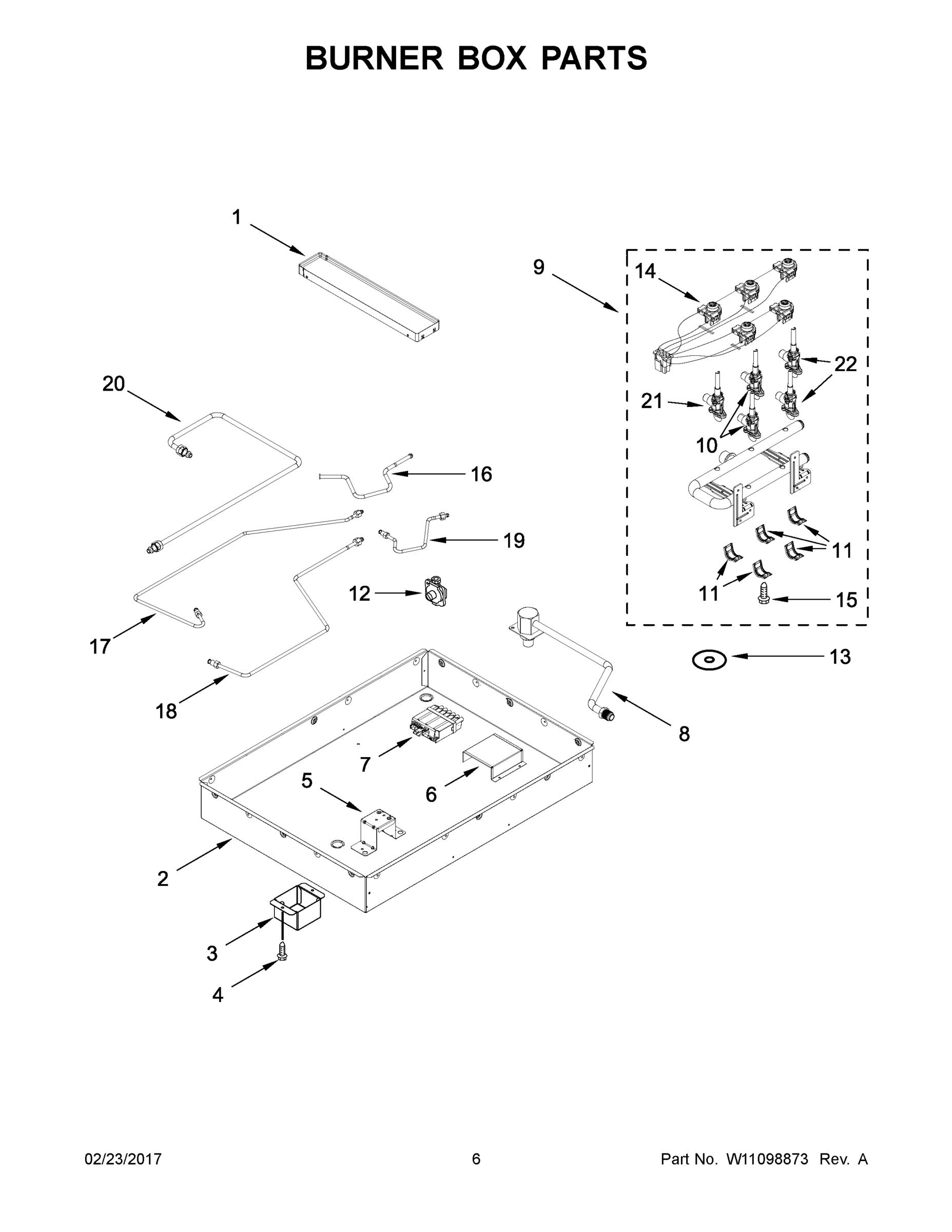04 - BURNER BOX PARTS