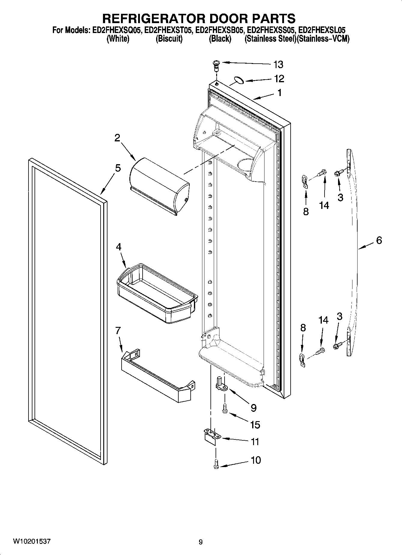 06 - REFRIGERATOR DOOR PARTS