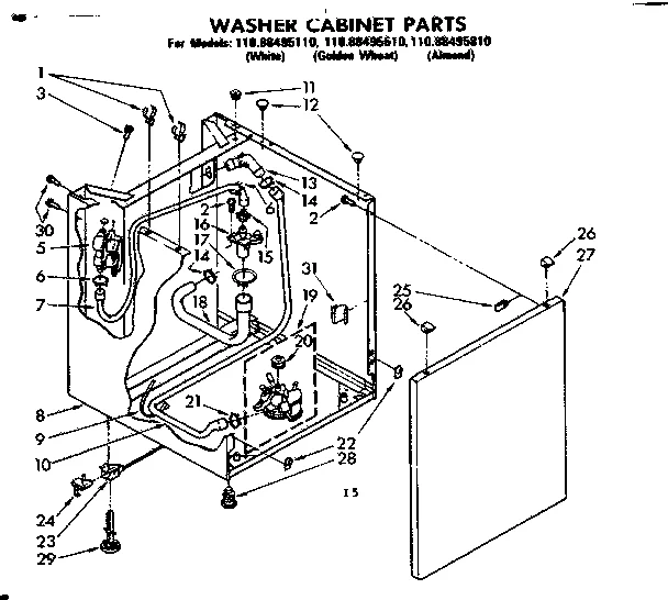 CABINET PARTS