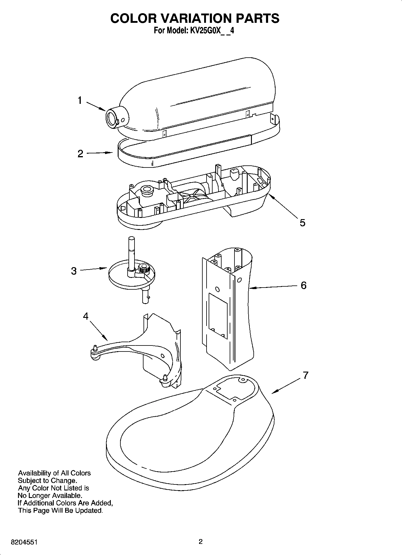 01 - COLOR VARIATION PARTS