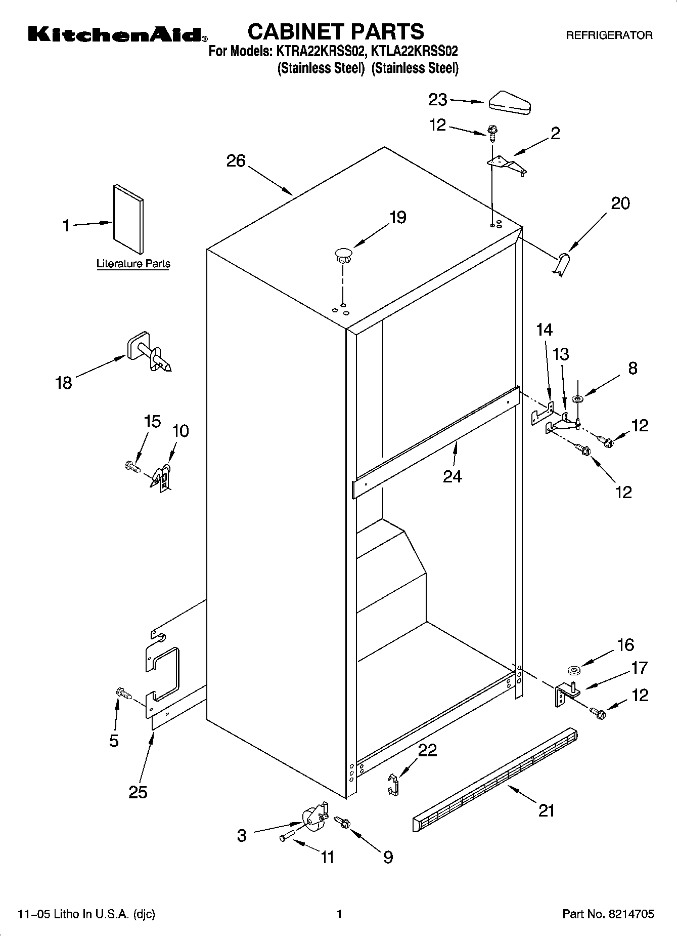 01 - CABINET PARTS