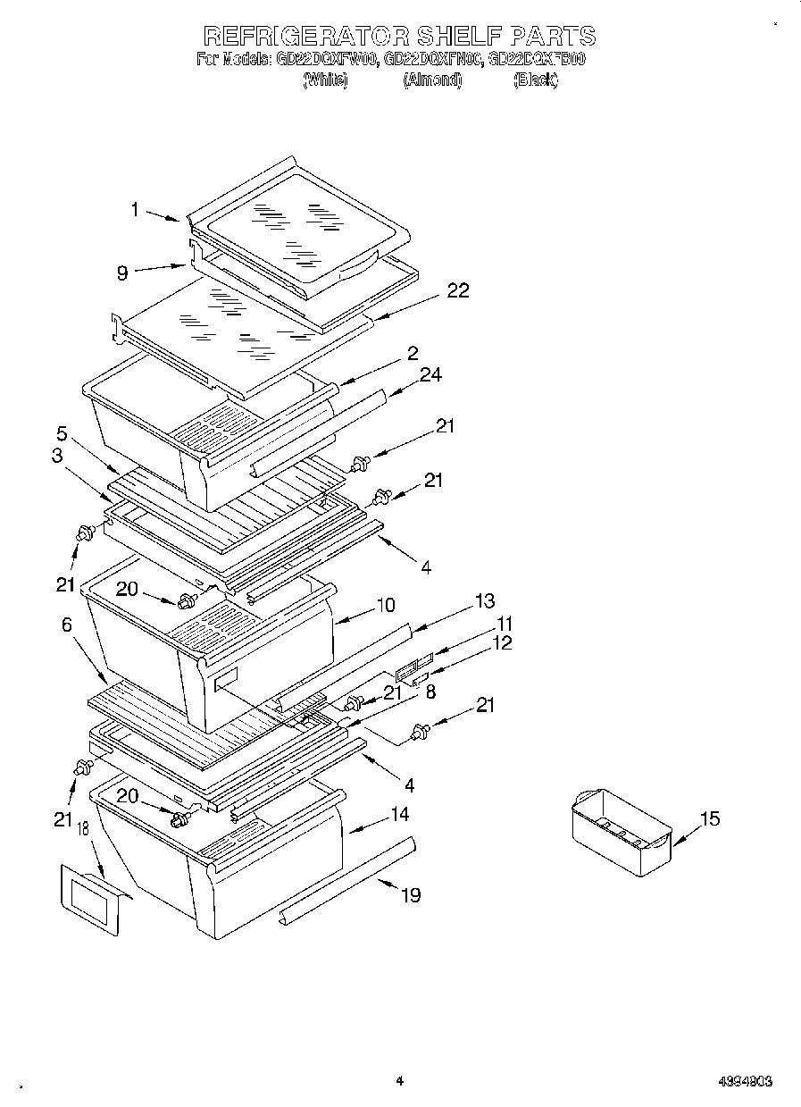 03 - REFRIGERATOR SHELF