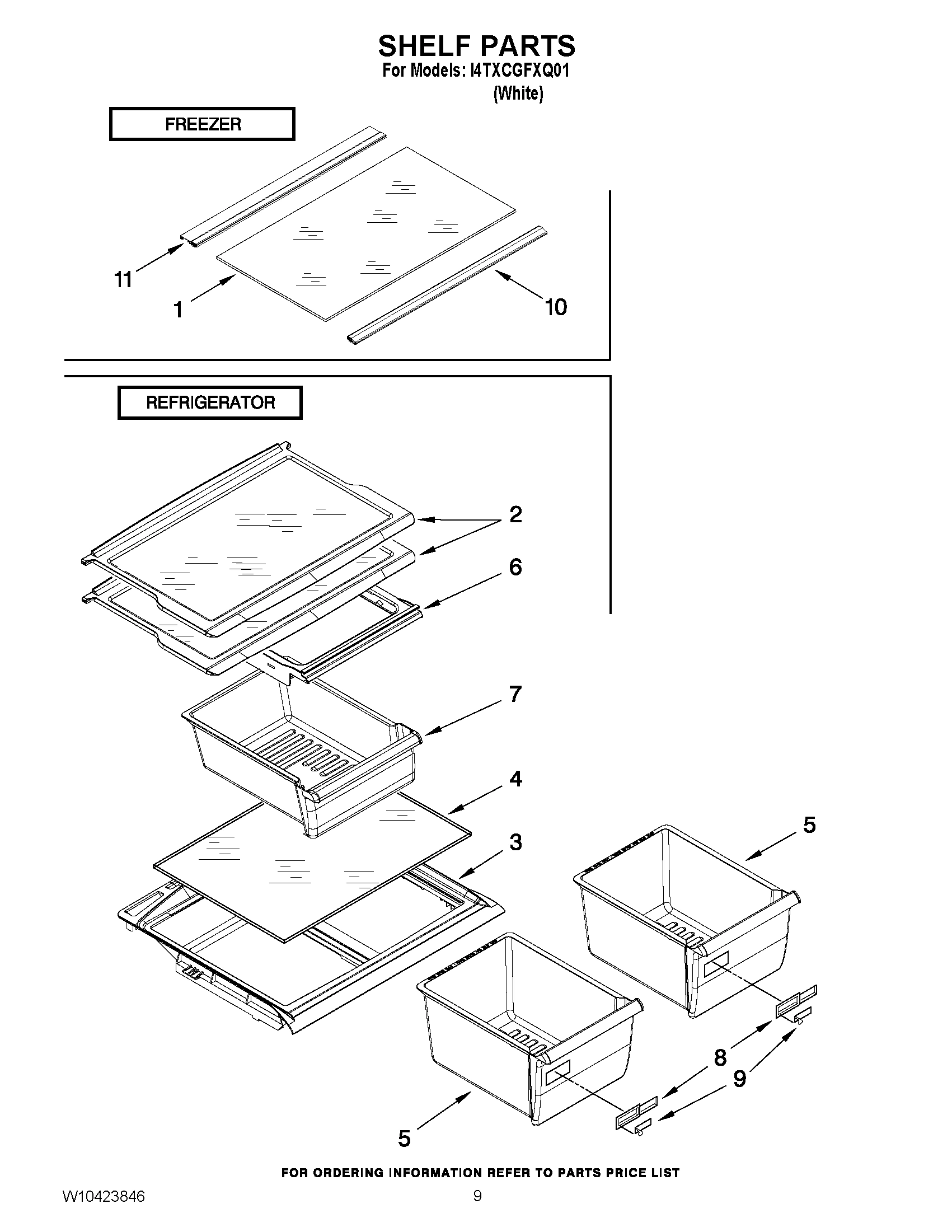 05 - SHELF PARTS