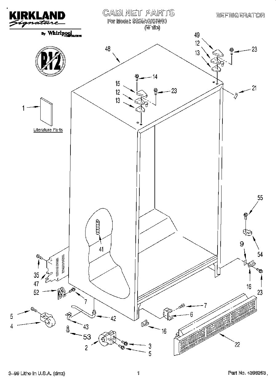 01 - CABINET, LITERATURE