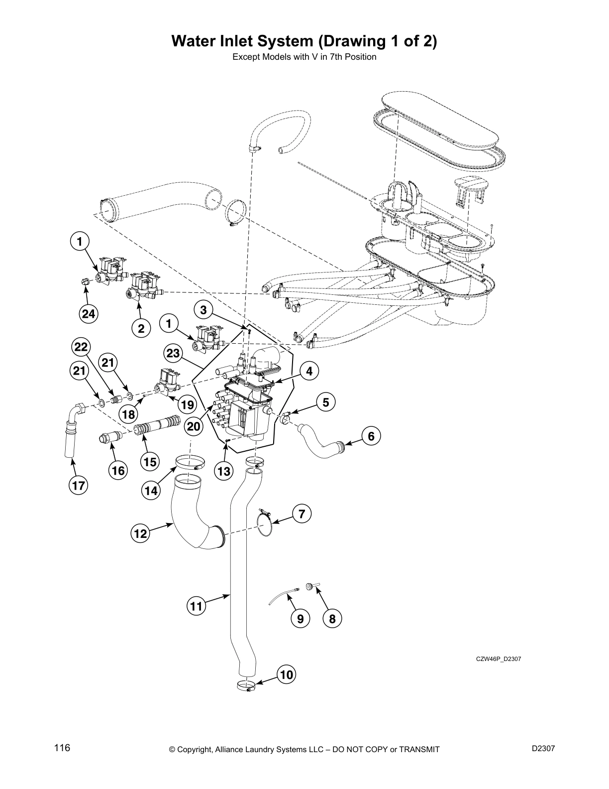 Water Inlet System (Drawing 1 of 2)