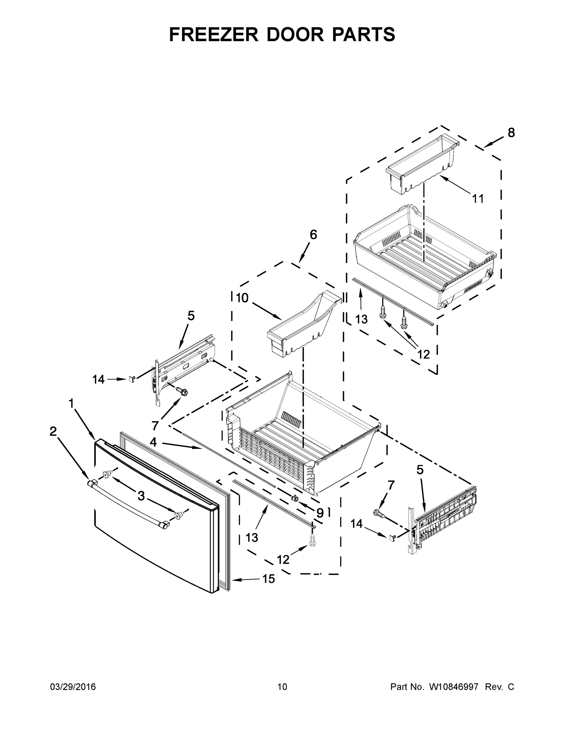 06 - FREEZER DOOR PARTS