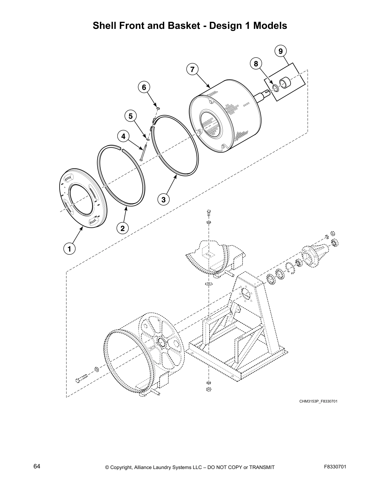 Shell Front and Basket - Design 1 Models