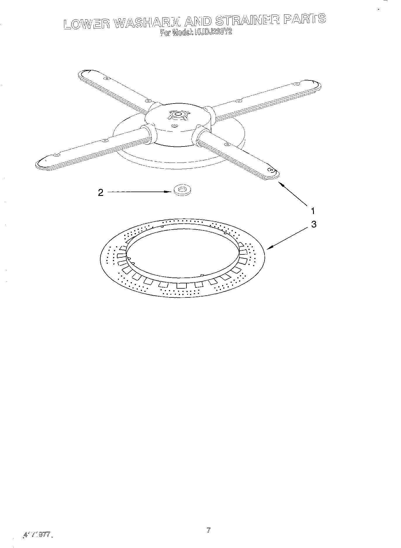 05 - LOWER WASHARM AND STRAINER