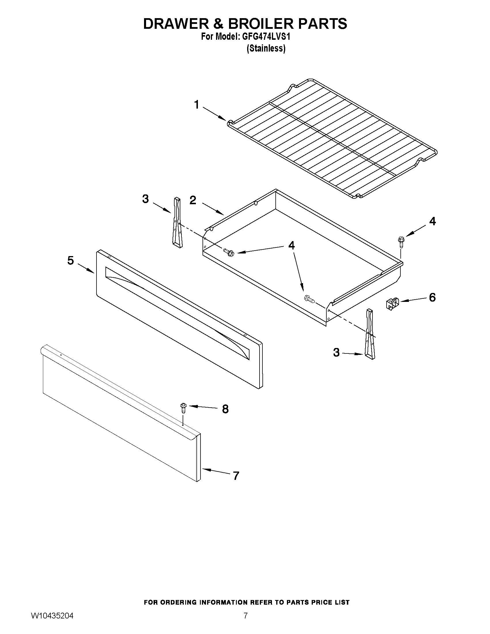 05 - DRAWER & BROILER PARTS