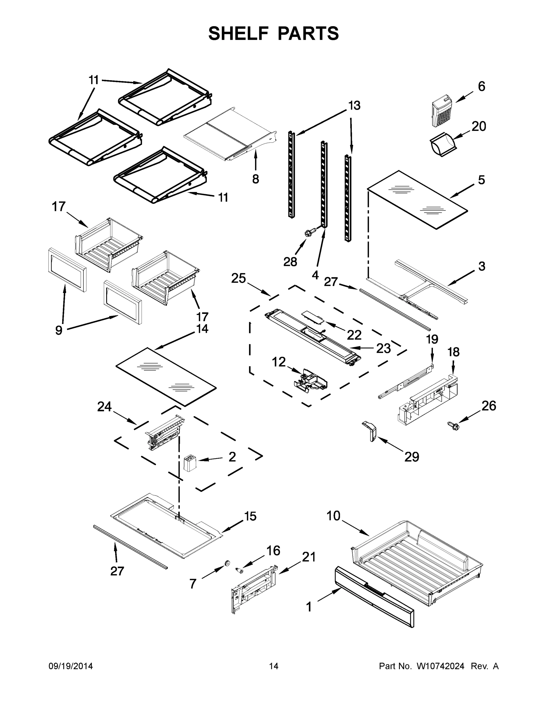 08 - SHELF PARTS