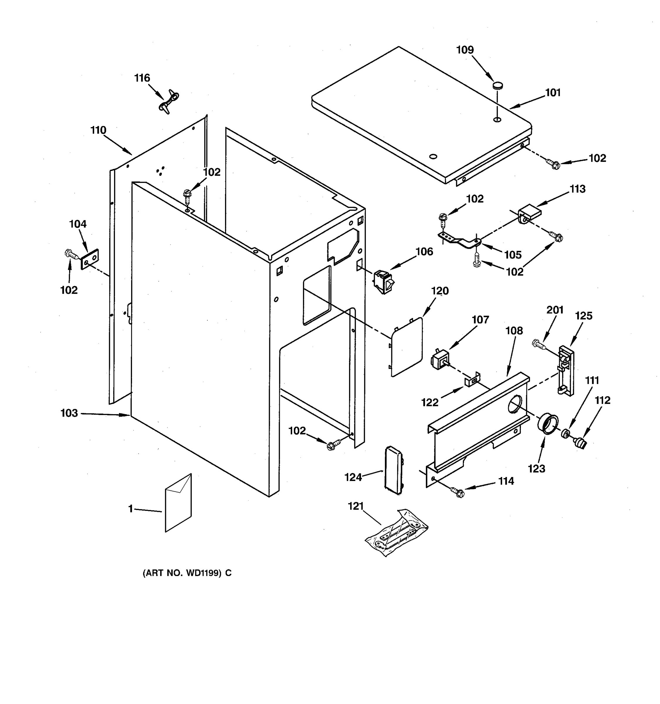 CABINET & CONTROL PARTS