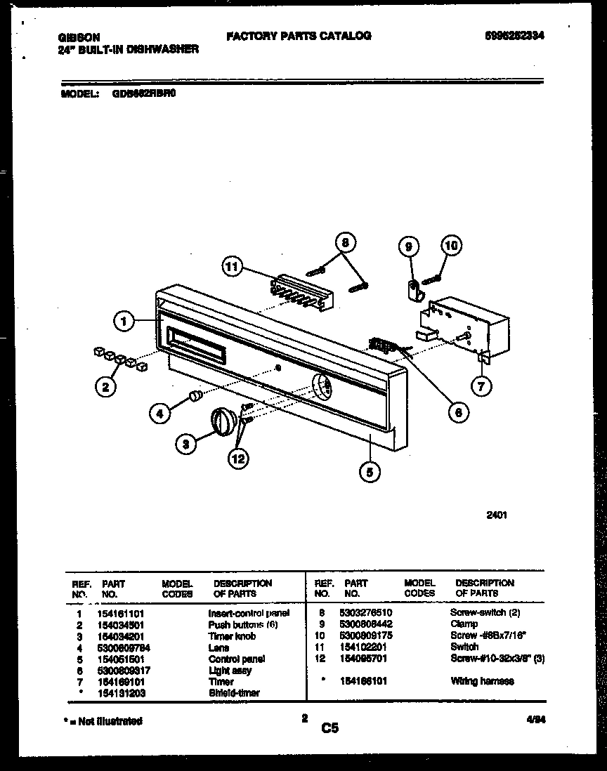 02 - CONSOLE AND CONTROL PARTS