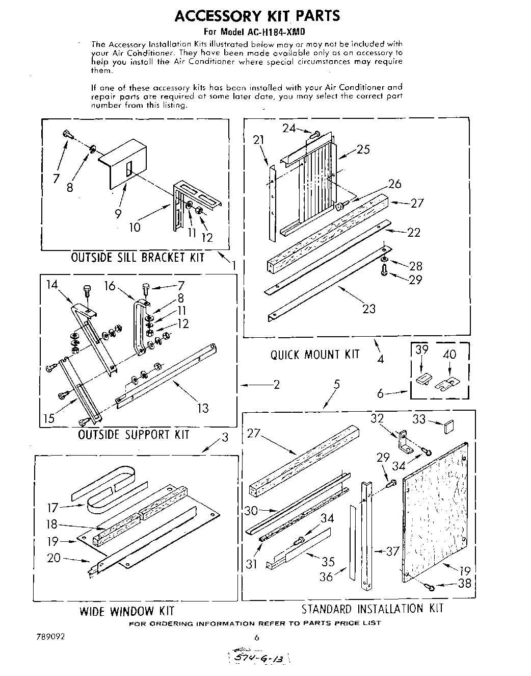 04 - ACCESSORY KIT PARTS