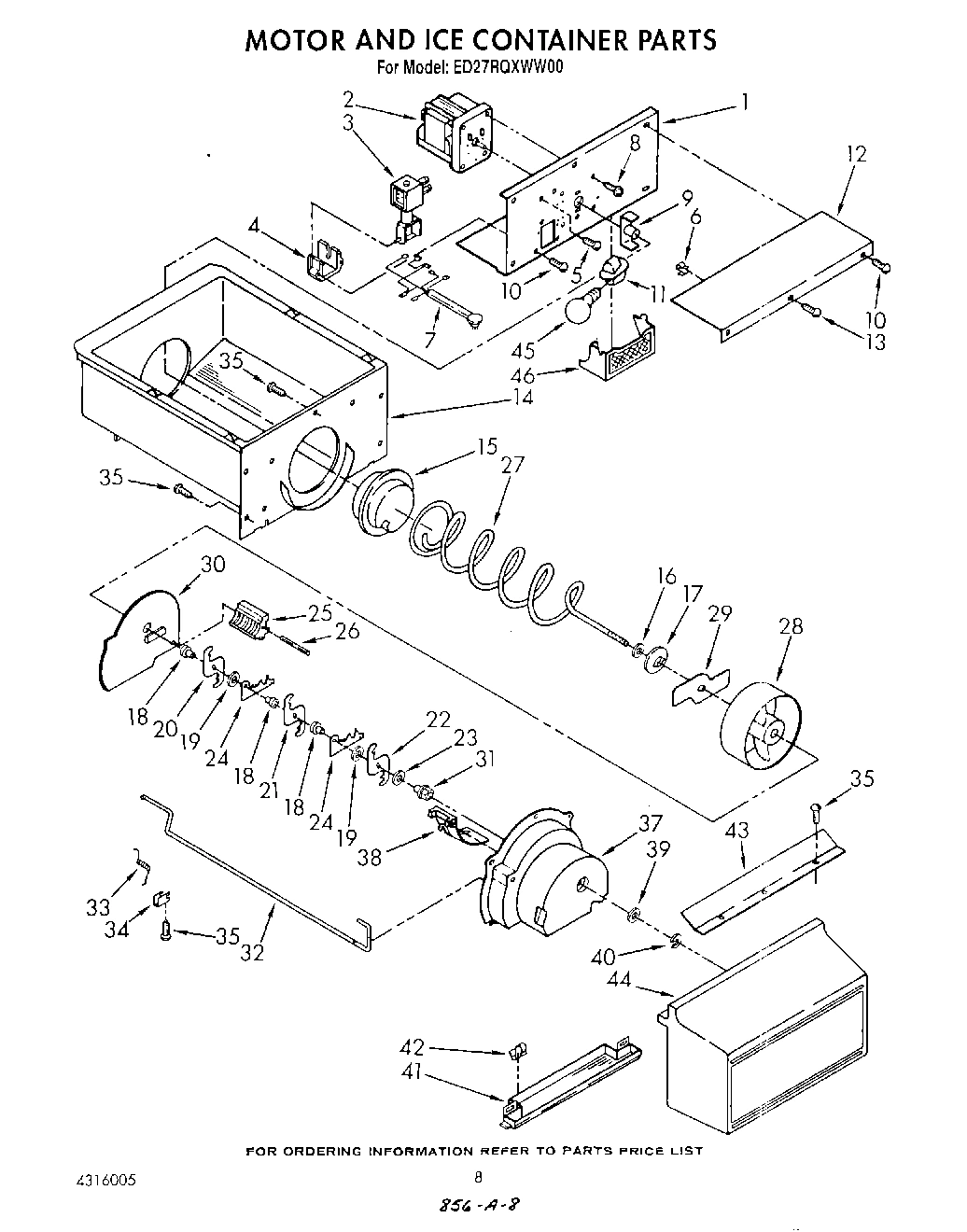 06 - MOTOR AND ICE CONTAINER
