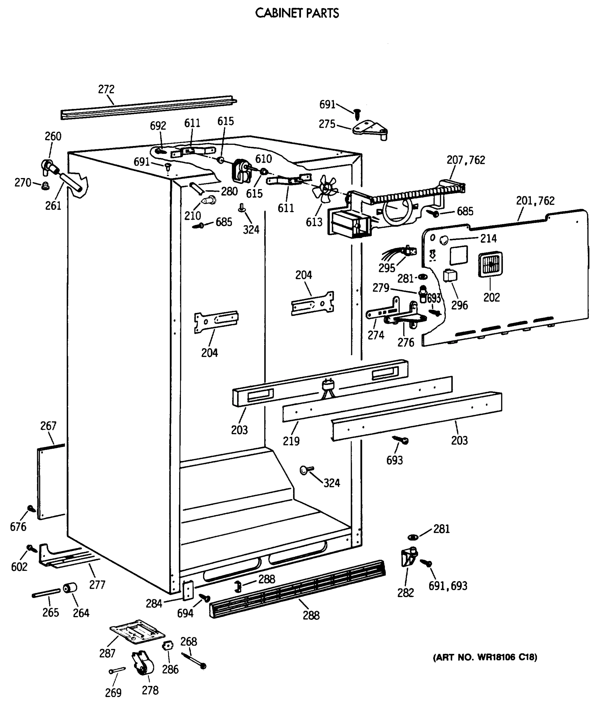 CABINET PARTS