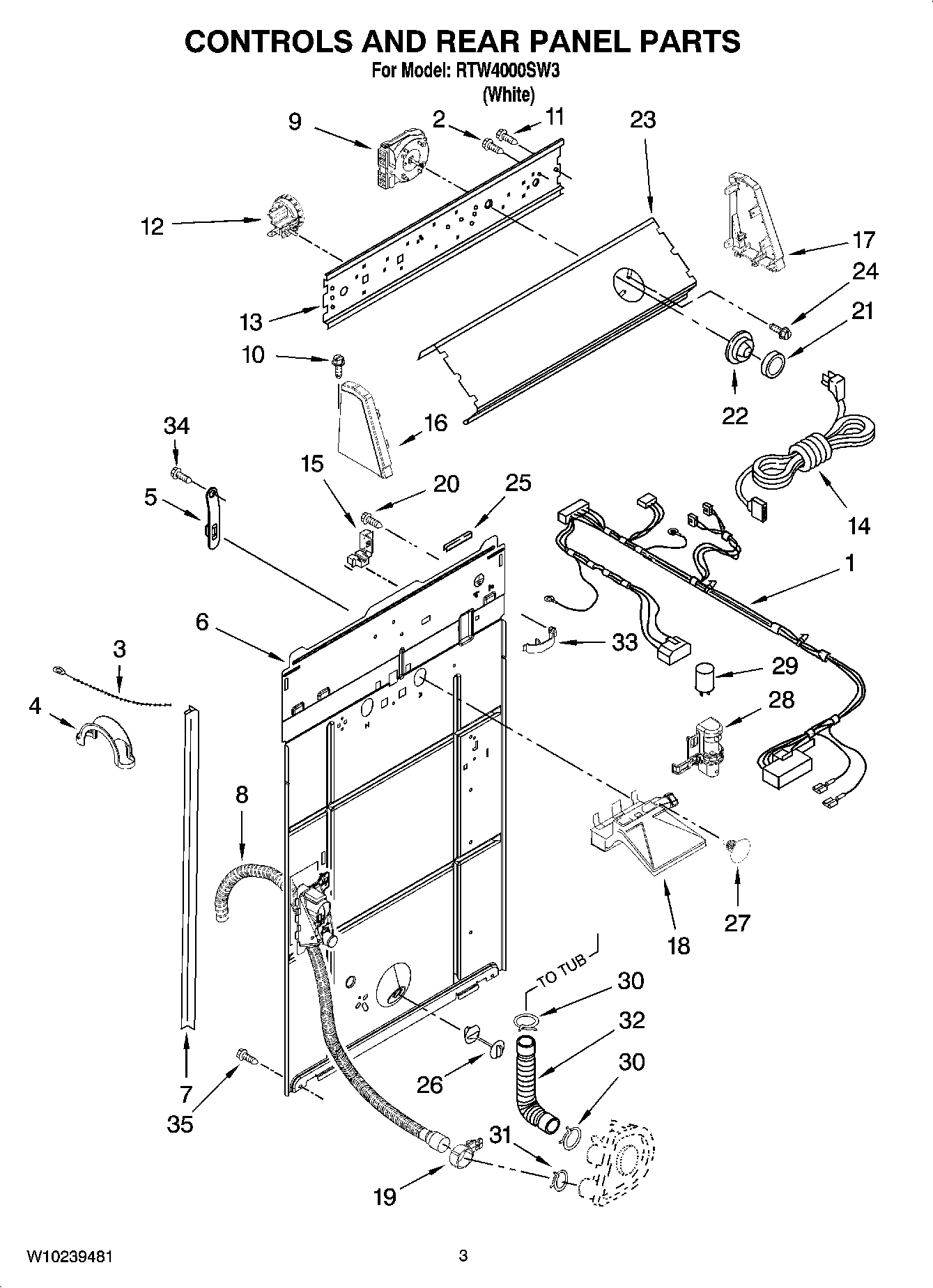 02 - CONTROL AND REAR PANEL PARTS