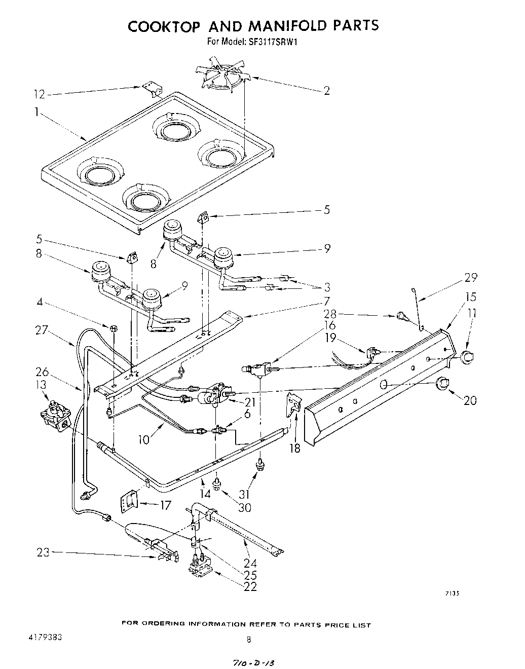06 - COOKTOP AND MANIFOLD , LITERATURE AND OPTIONAL