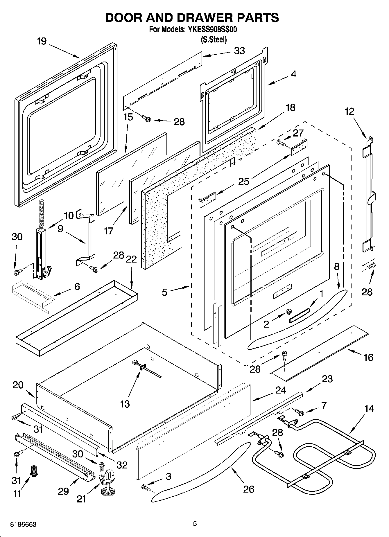 04 - DOOR AND DRAWER PARTS