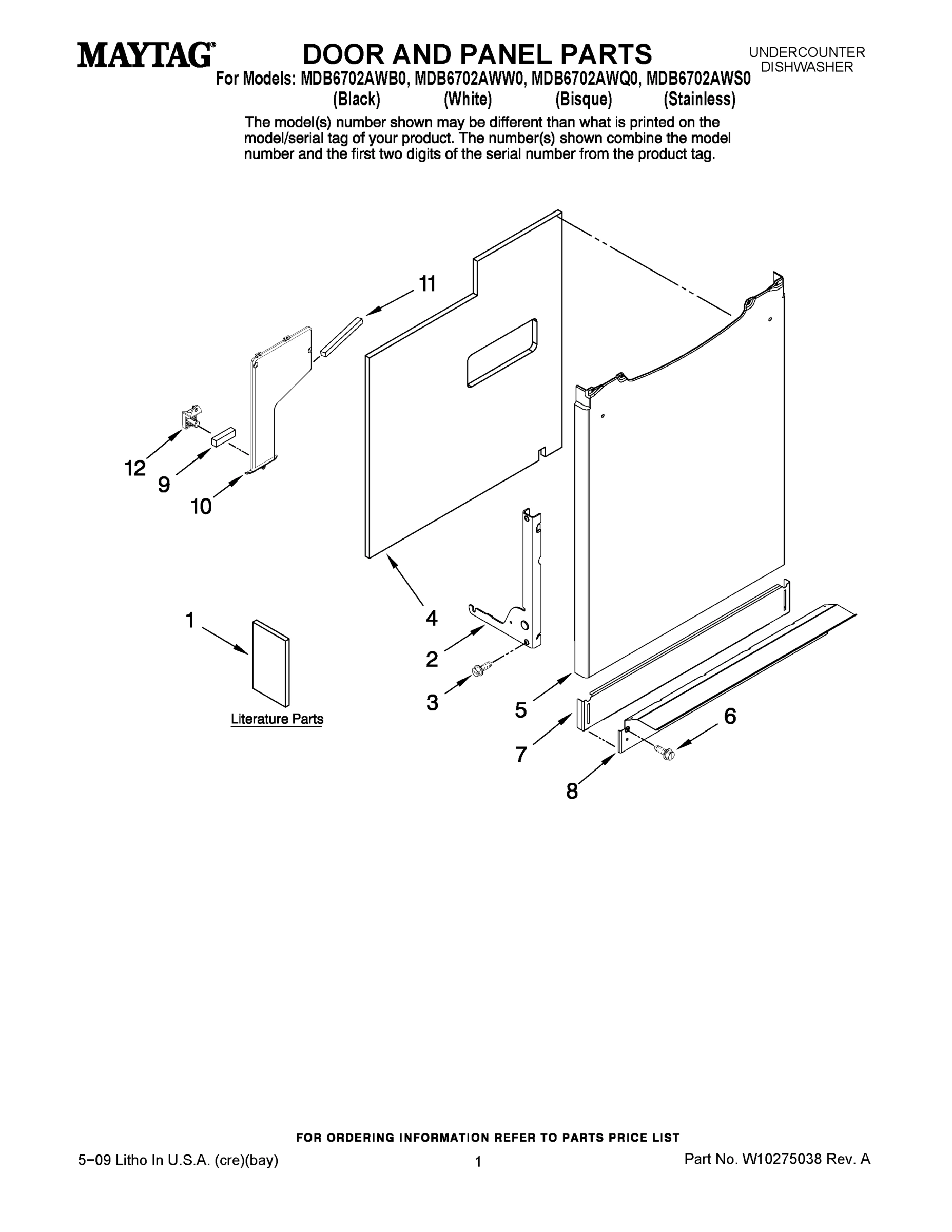 01 - DOOR AND PANEL PARTS