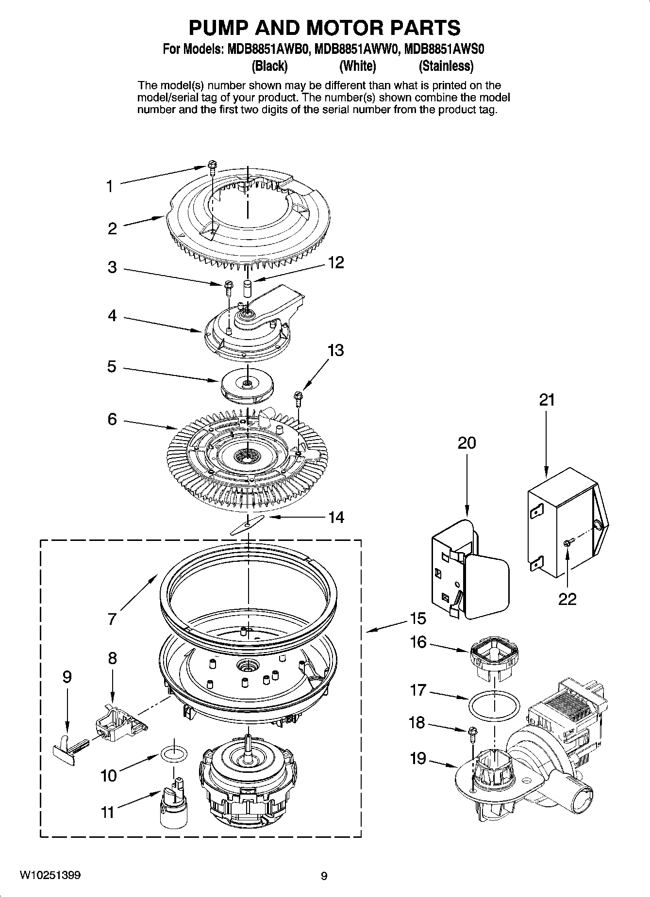 08 - PUMP AND MOTOR PARTS