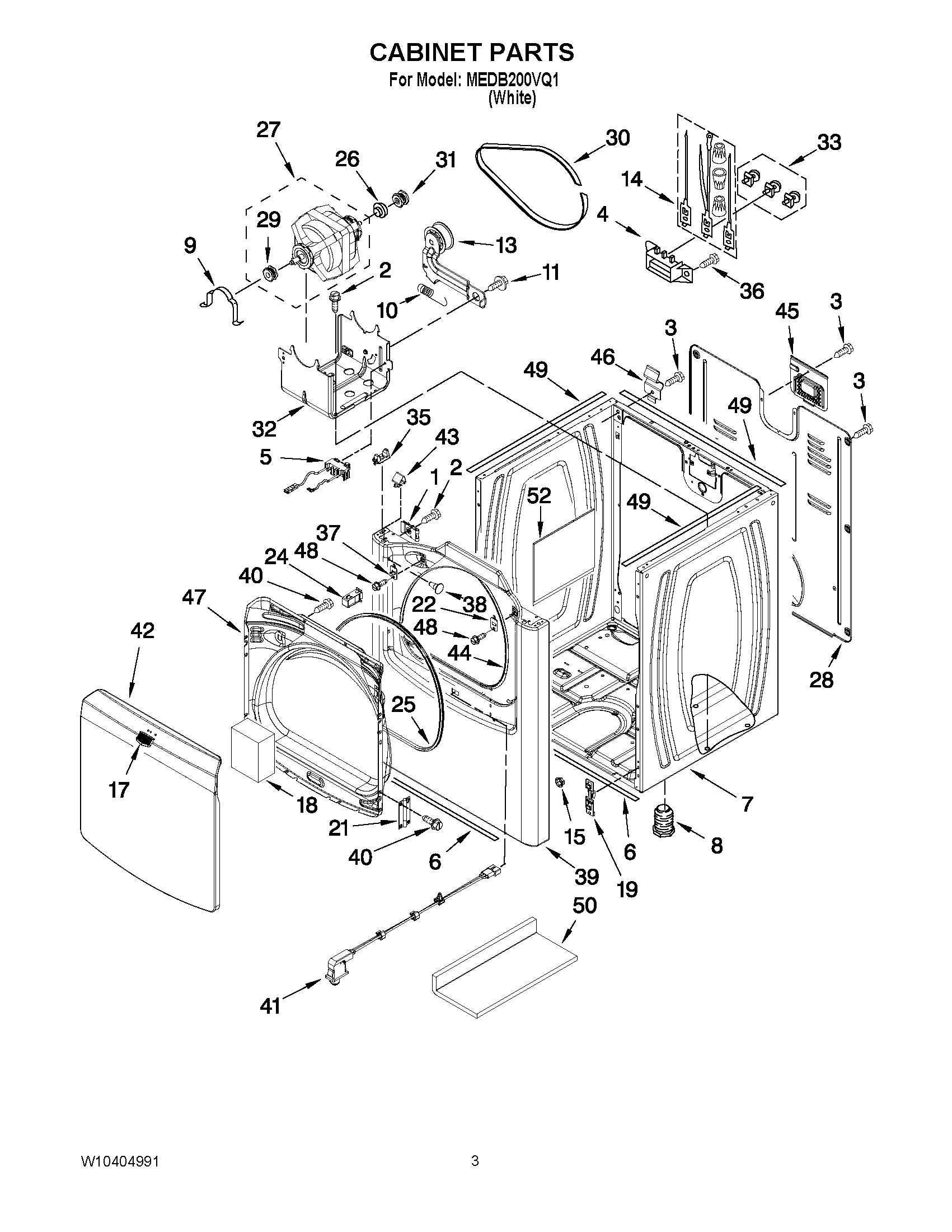 02 - CABINET PARTS