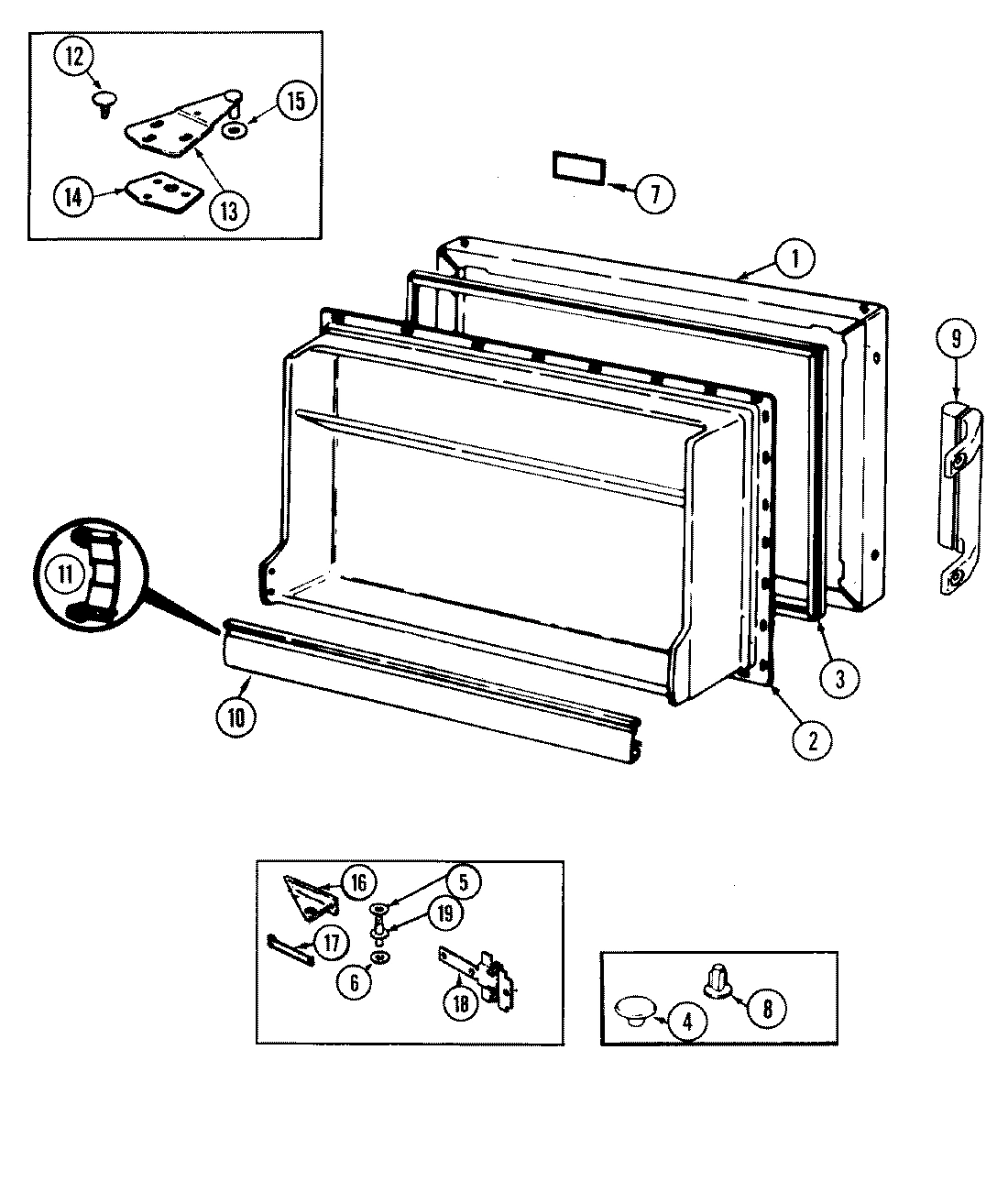 02 - FREEZER DOOR