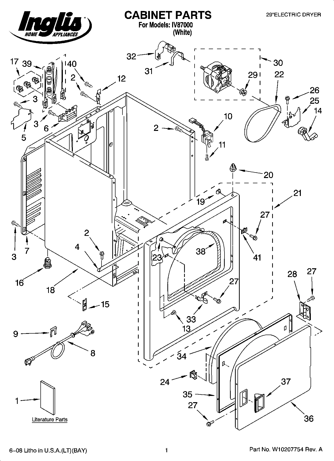 01 - CABINET PARTS