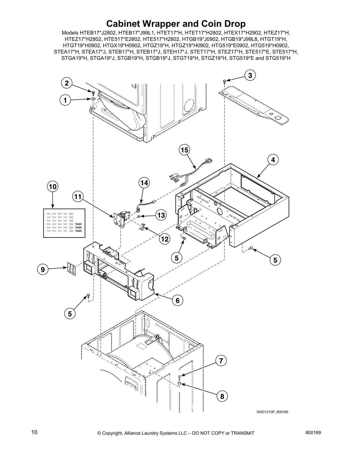 Cabinet Wrapper and Coin Drop