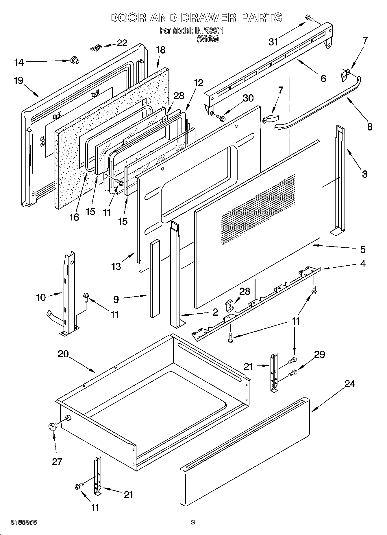 03 - DOOR AND DRAWER PARTS