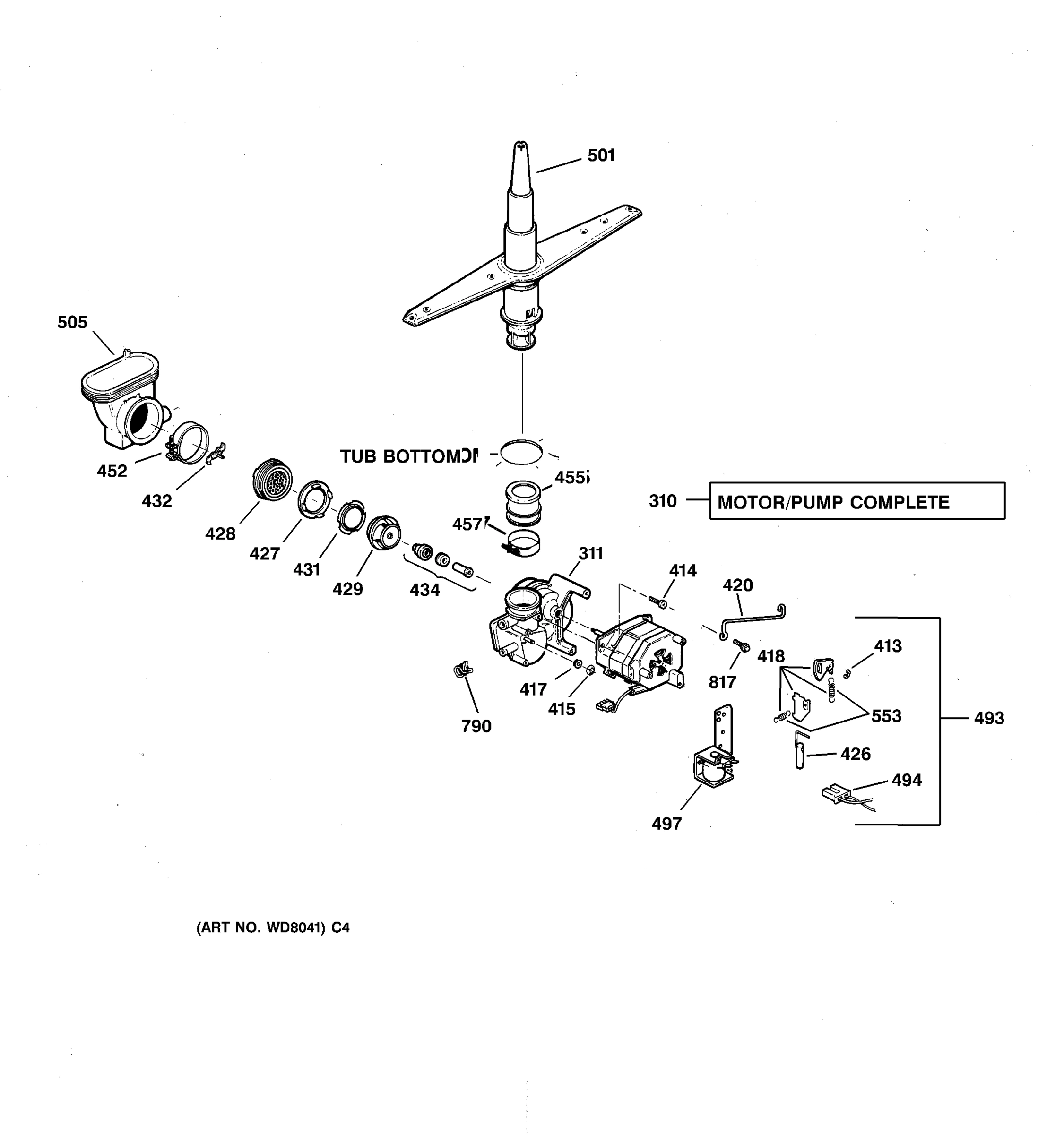 MOTOR-PUMP MECHANISM
