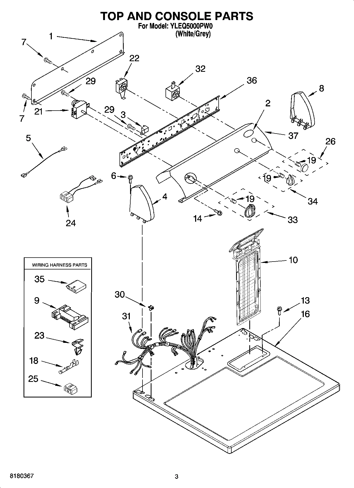 02 - TOP AND CONSOLE PARTS