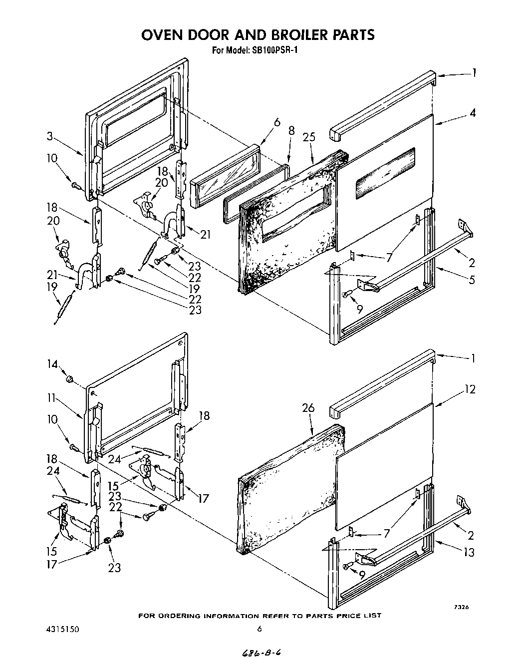 05 - OVEN DOOR AND BROILER, LIT/OPTIONAL