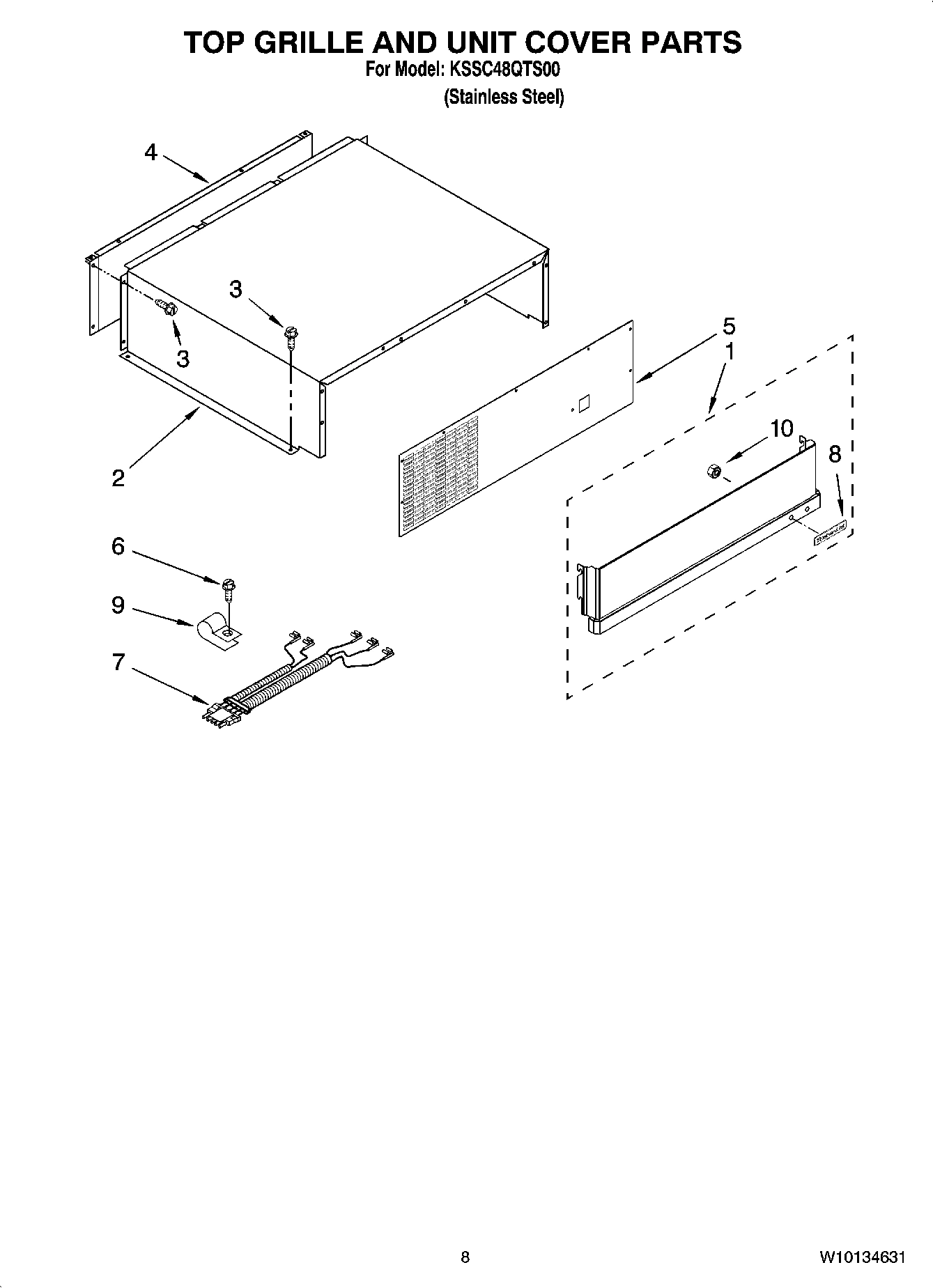 06 - TOP GRILLE AND UNIT COVER PARTS
