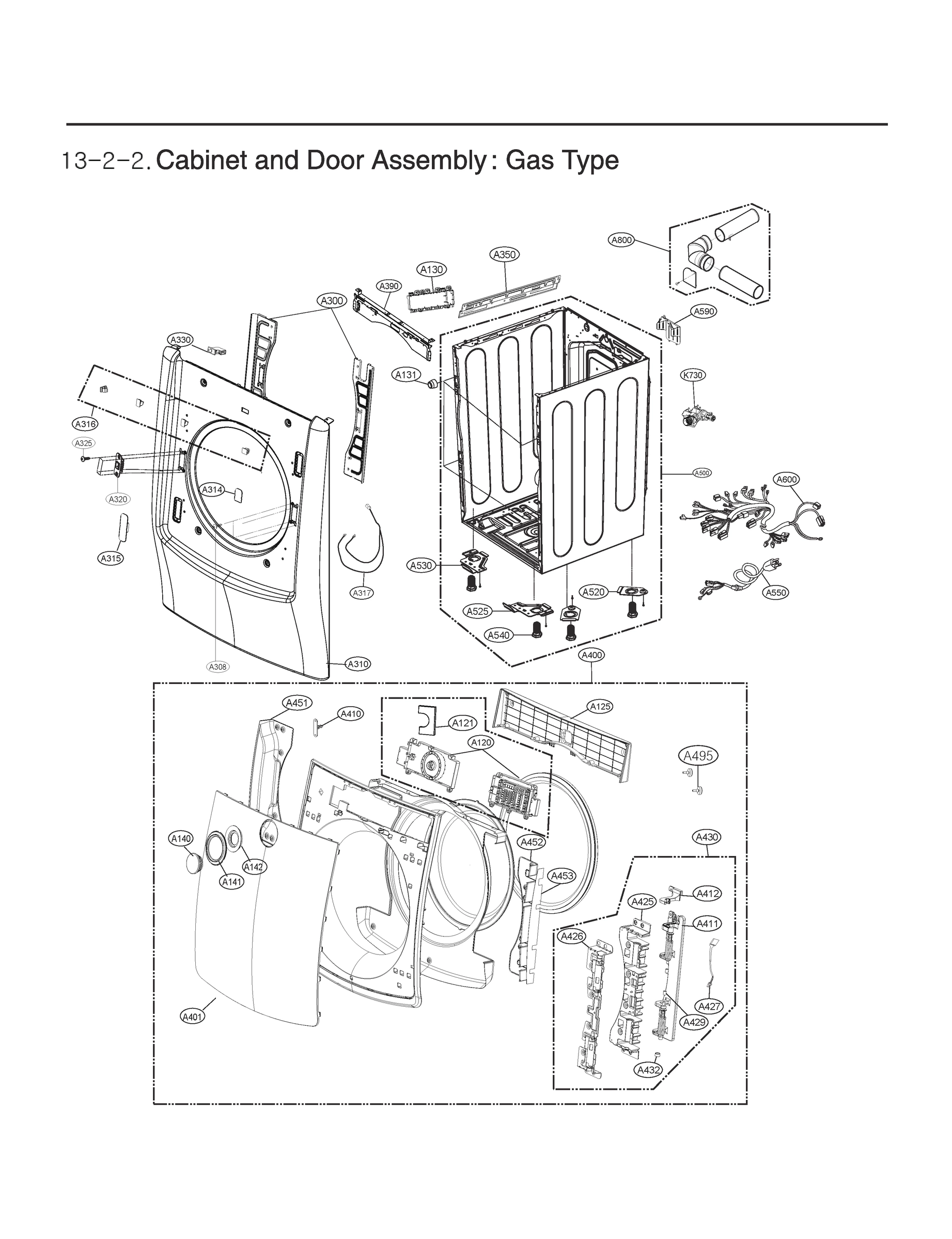 CABINET AND DOOR ASSEMBLY