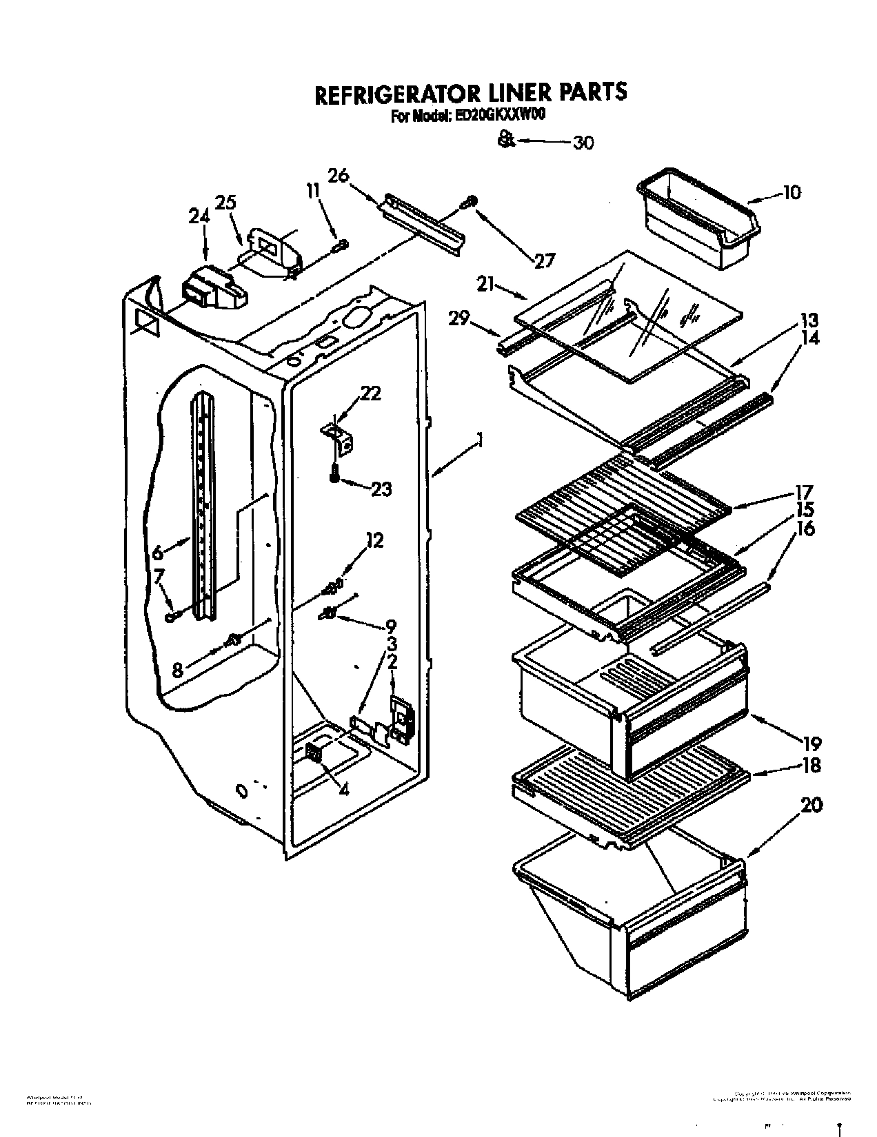 03 - REFRIGERATOR LINER